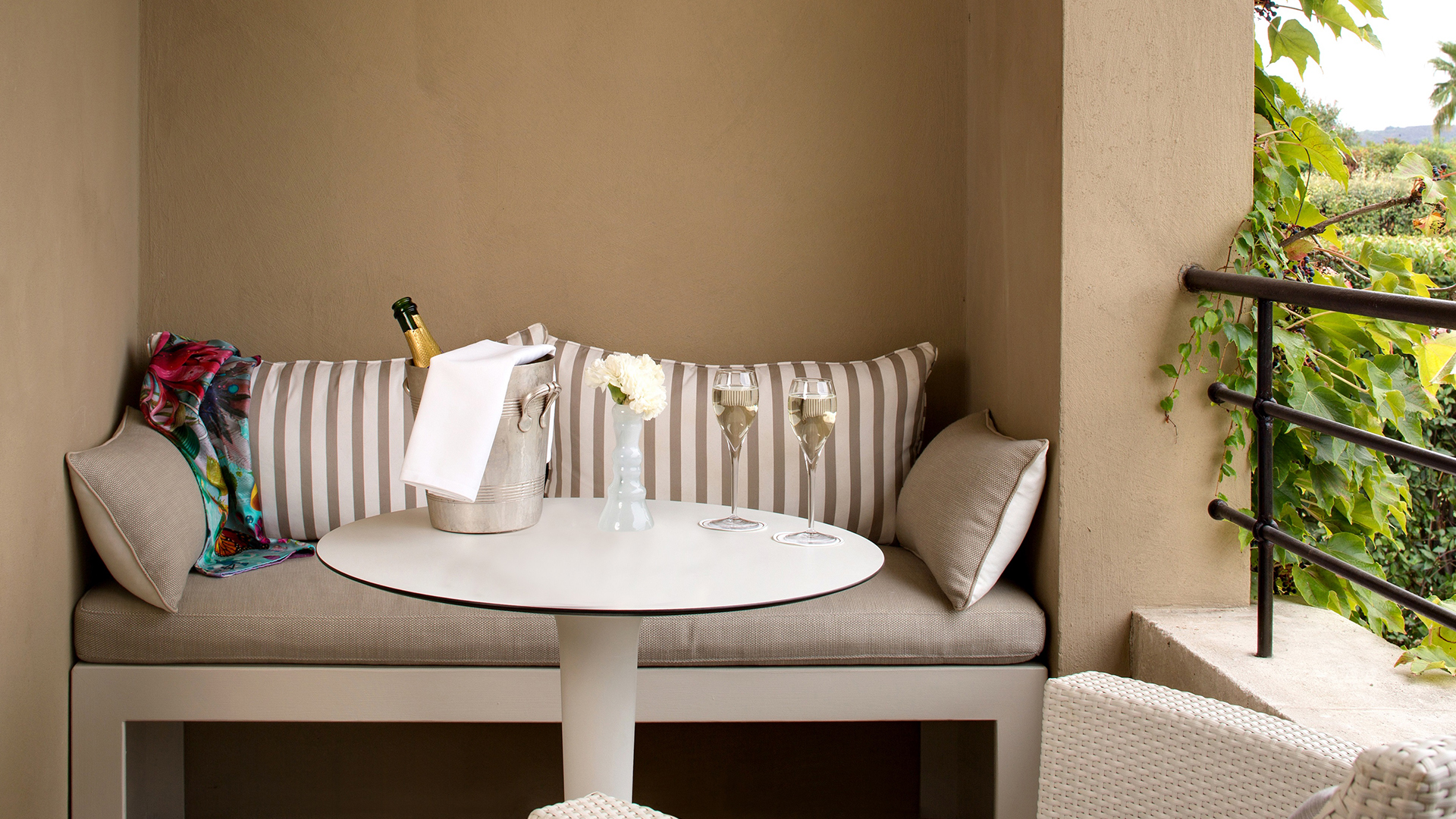 Terrasse Chambre hotel